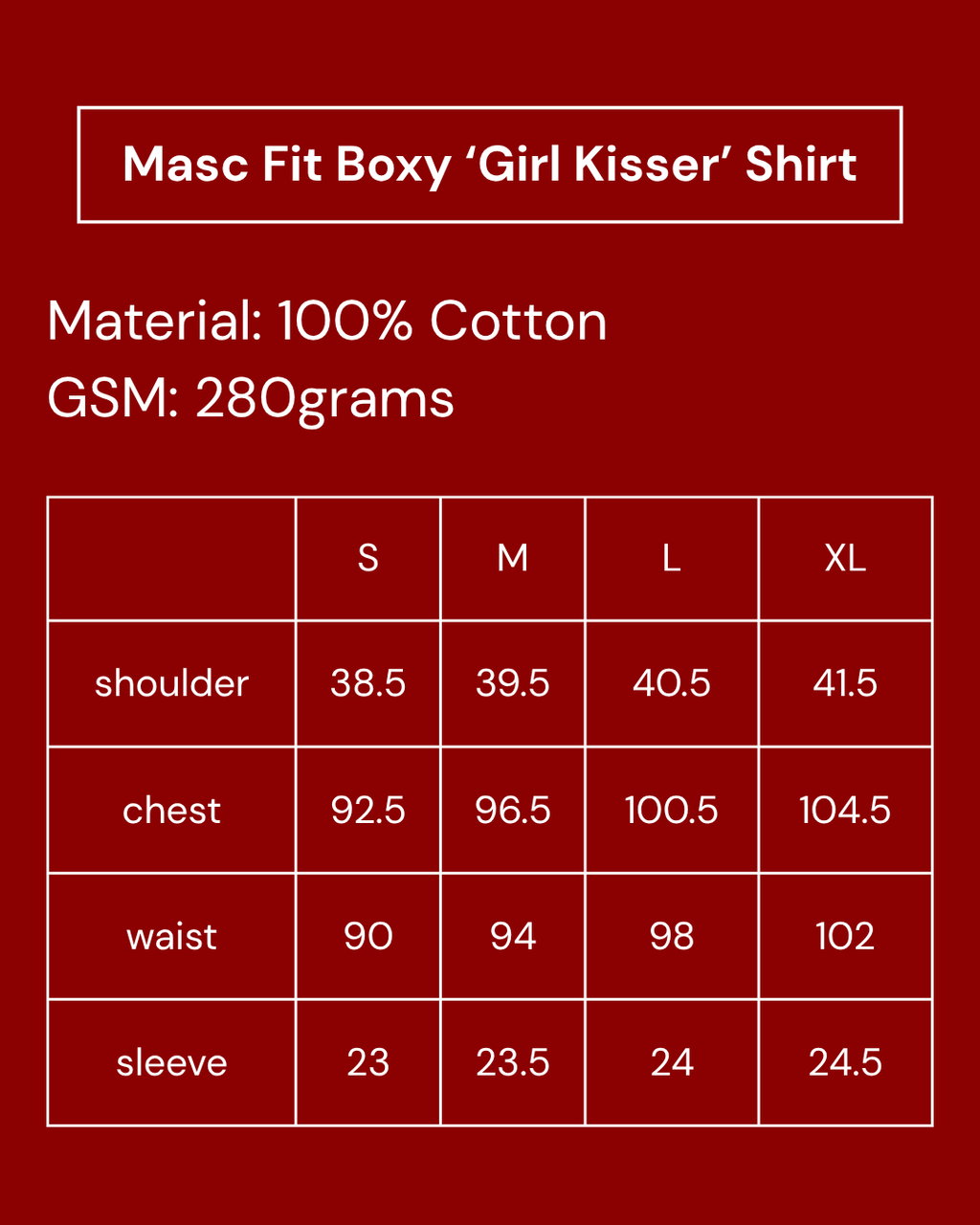 Masc Fit Boxy 'Girl Kisser' Shirt