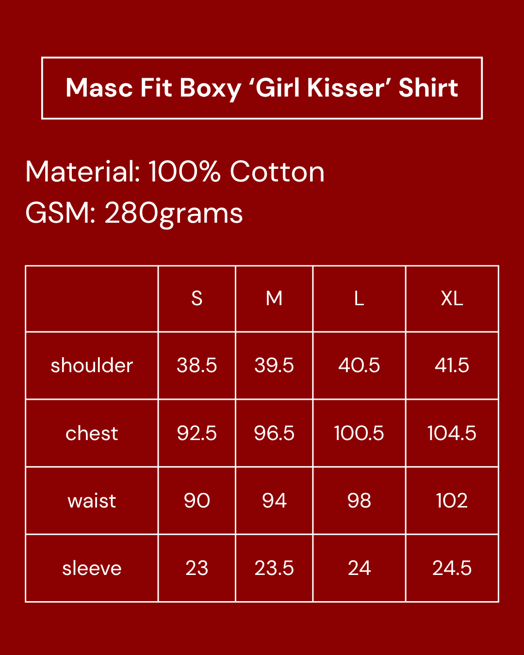 Masc Fit Boxy 'Girl Kisser' Shirt