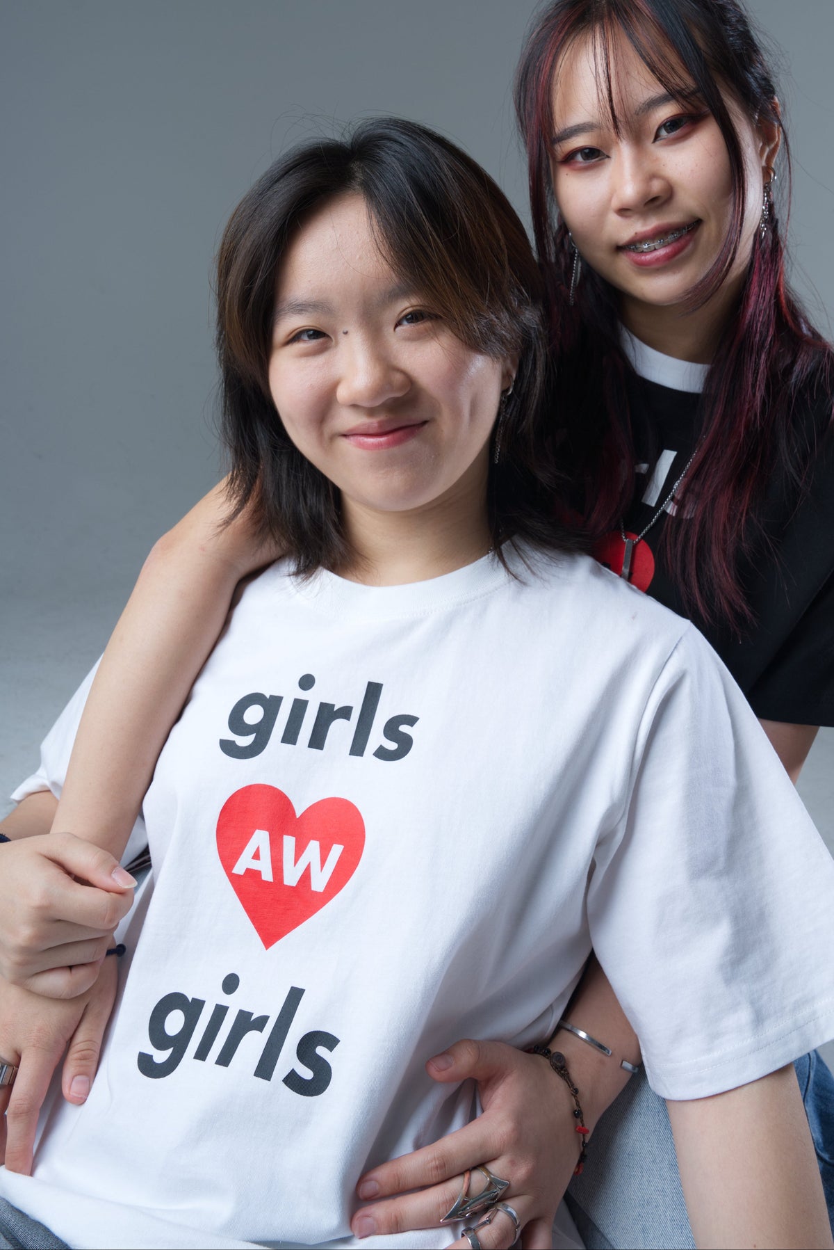 White 'Girls Love Girls' T-shirt