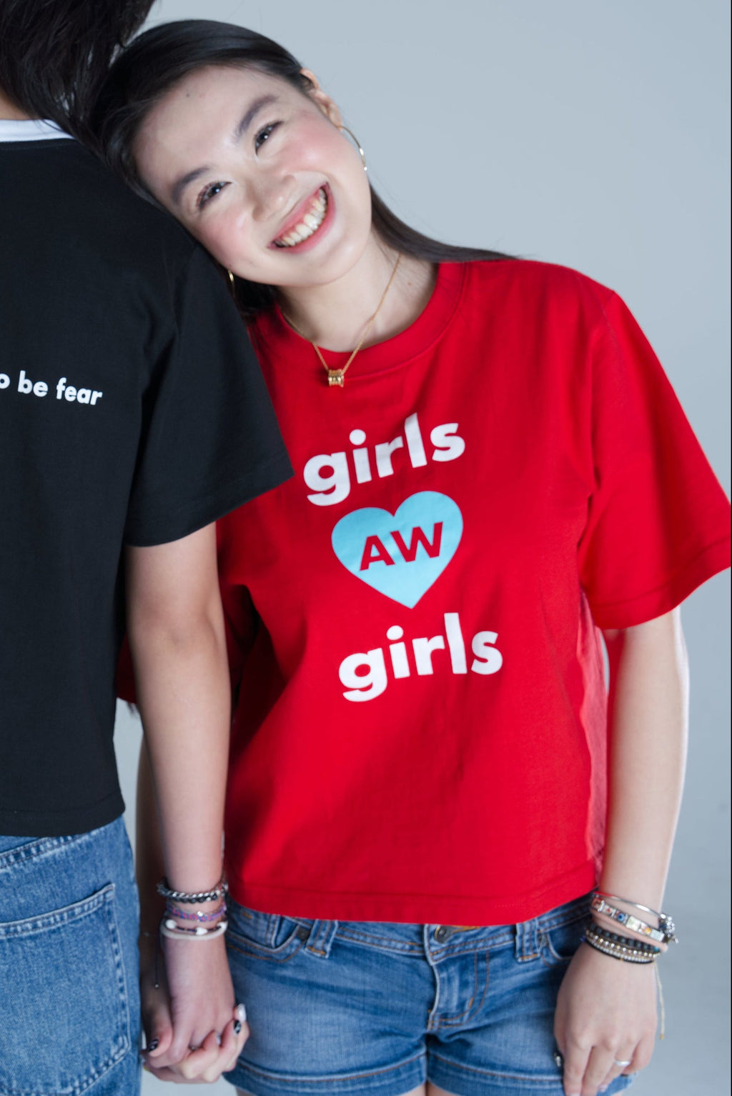 Red 'Girls Love Girls' T-shirt