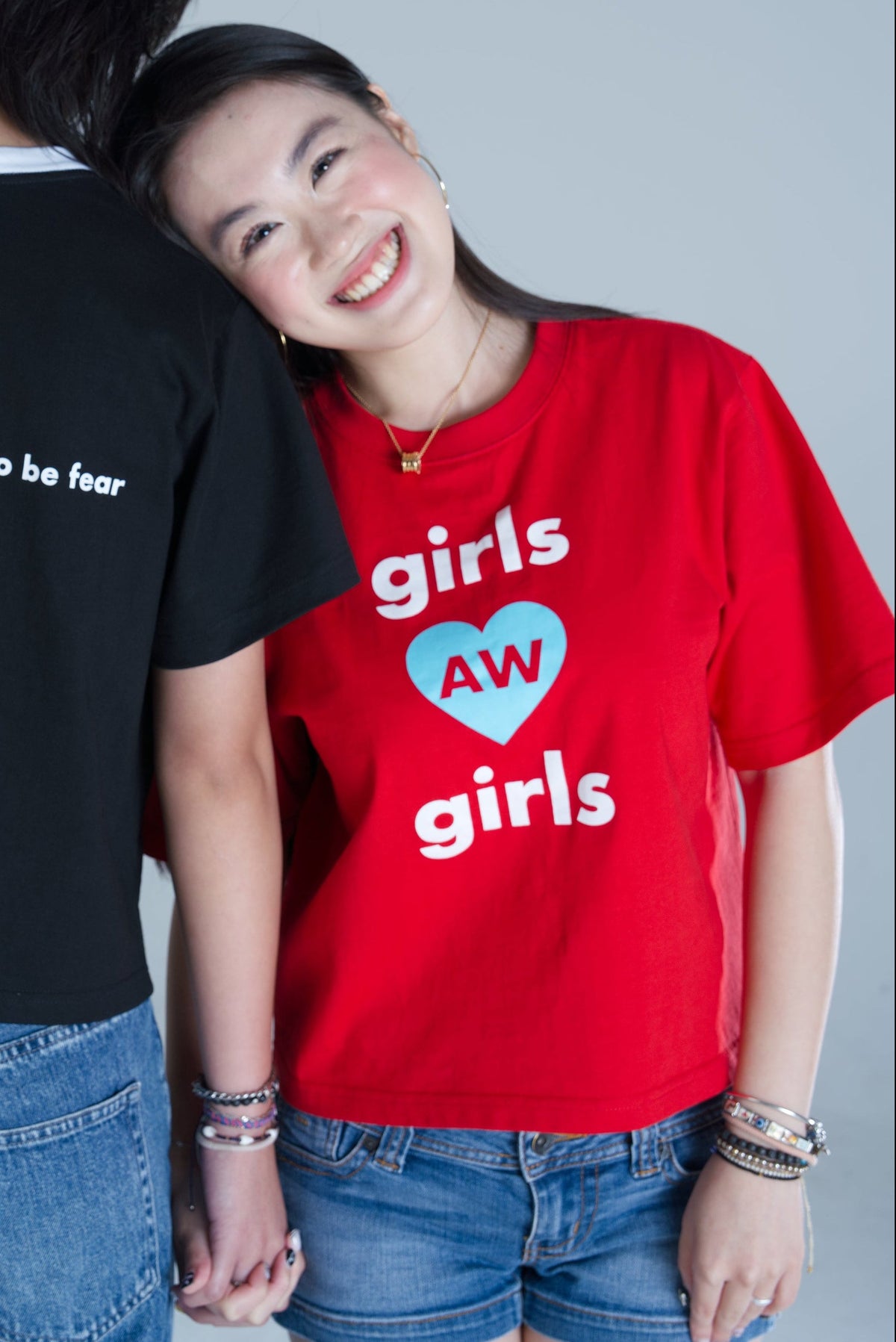Red 'Girls Love Girls' T-shirt