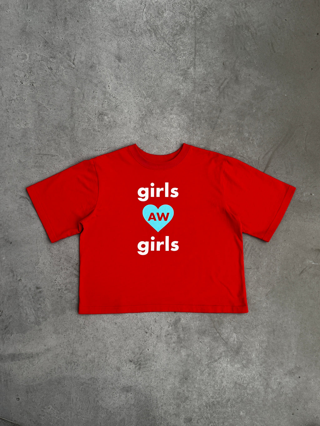 Red 'Girls Love Girls' T-shirt