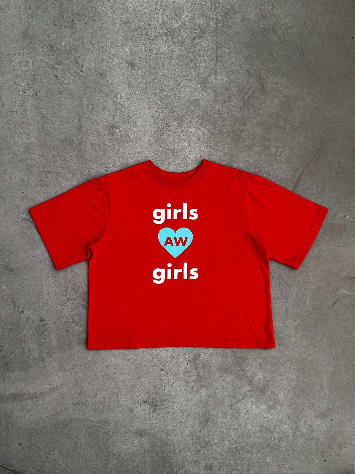 Red 'Girls Love Girls' T-shirt