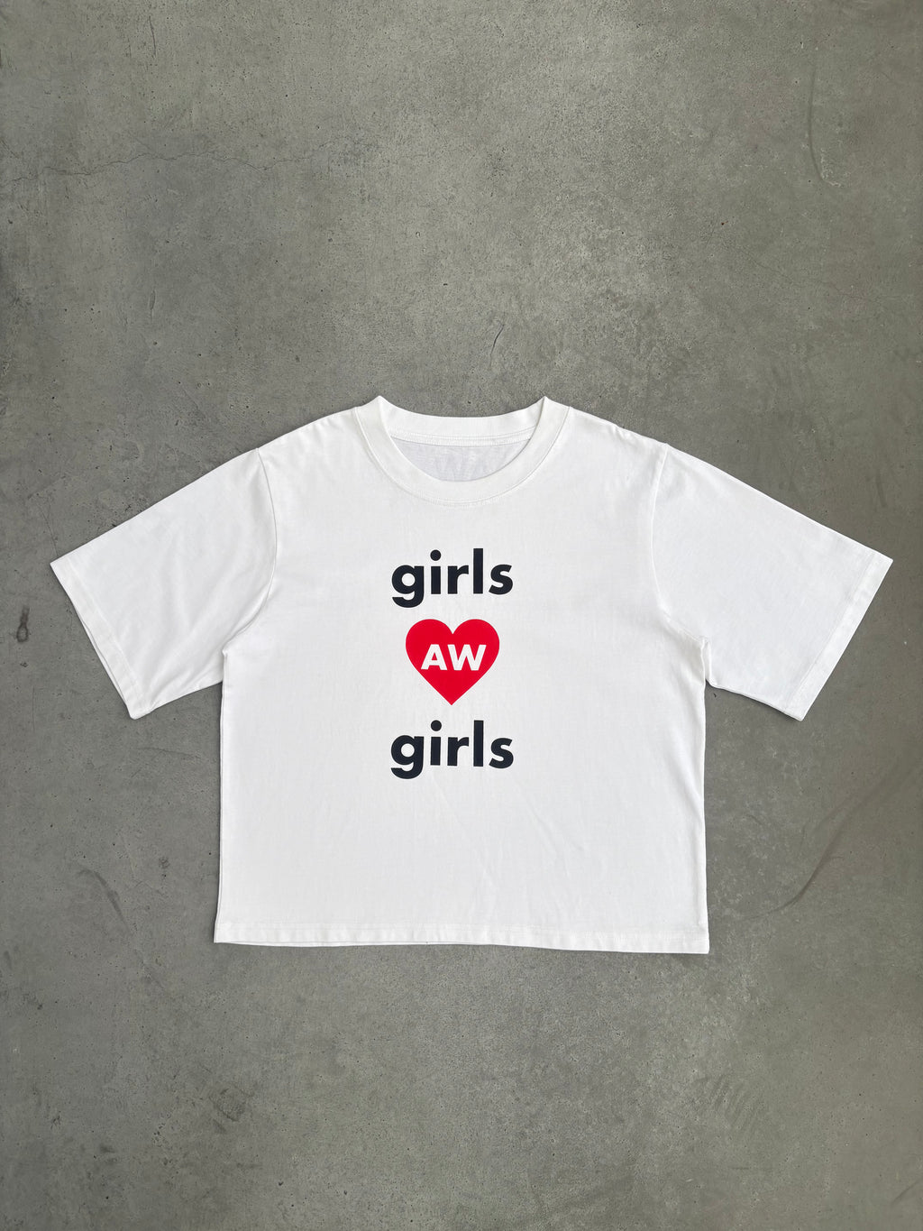White 'Girls Love Girls' T-shirt