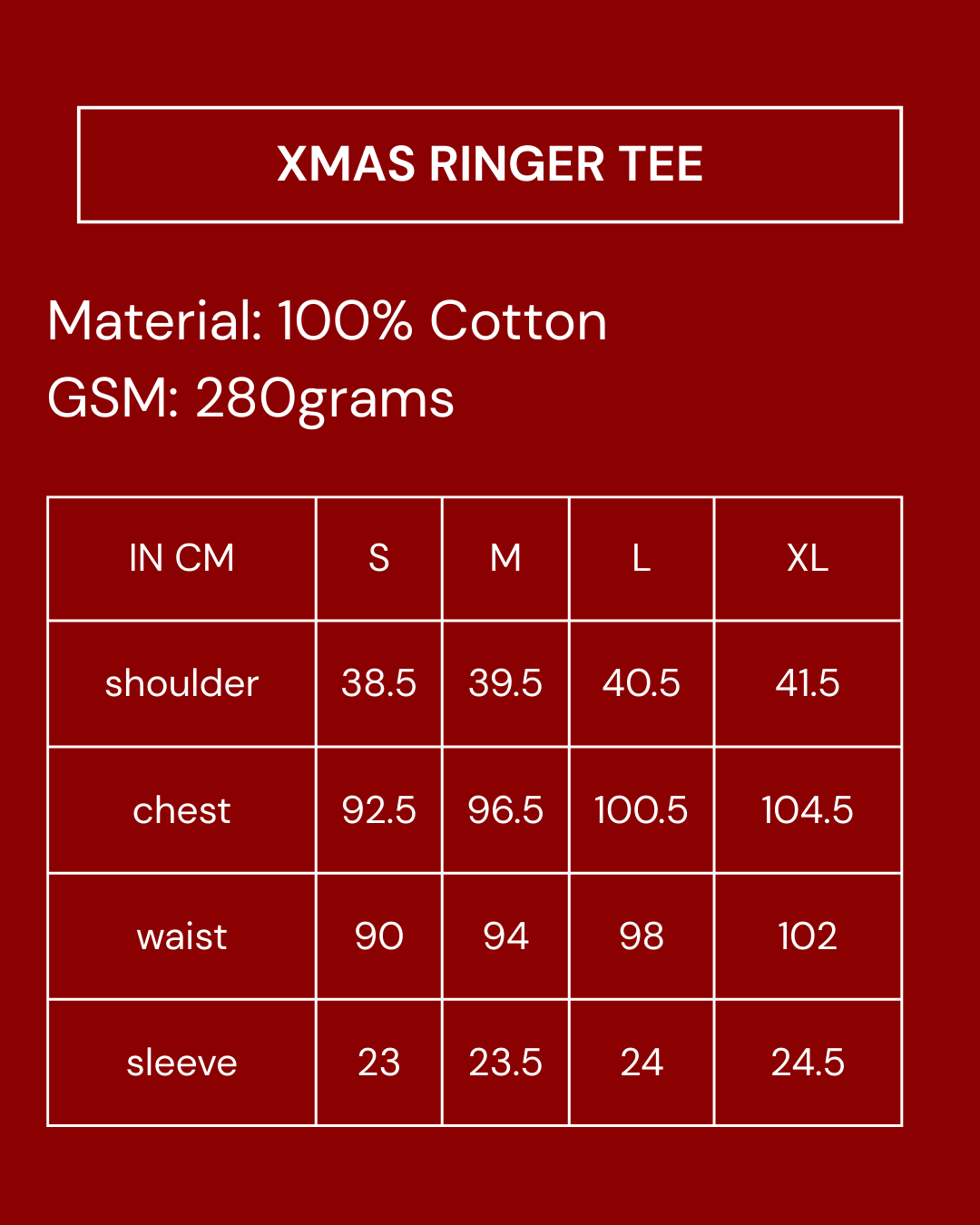 NEW XMAS Ringer Tee